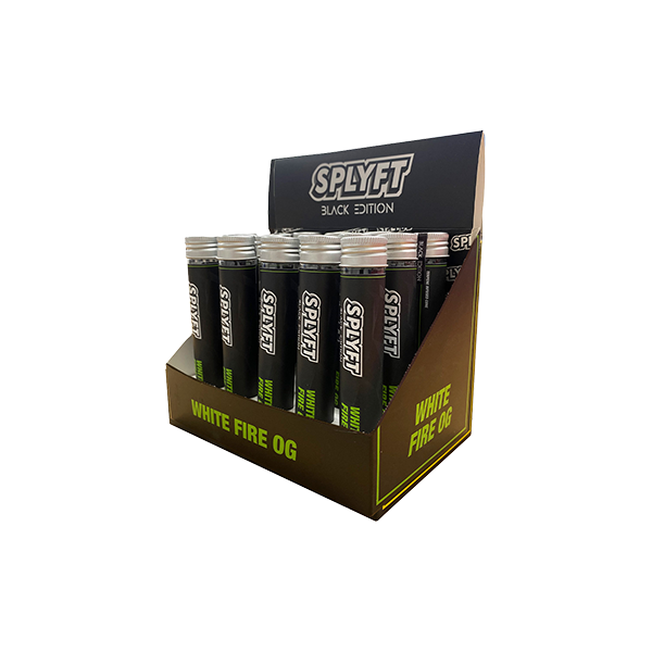 Splyft Black Cones Display Box 15 Cones - White Fire OG