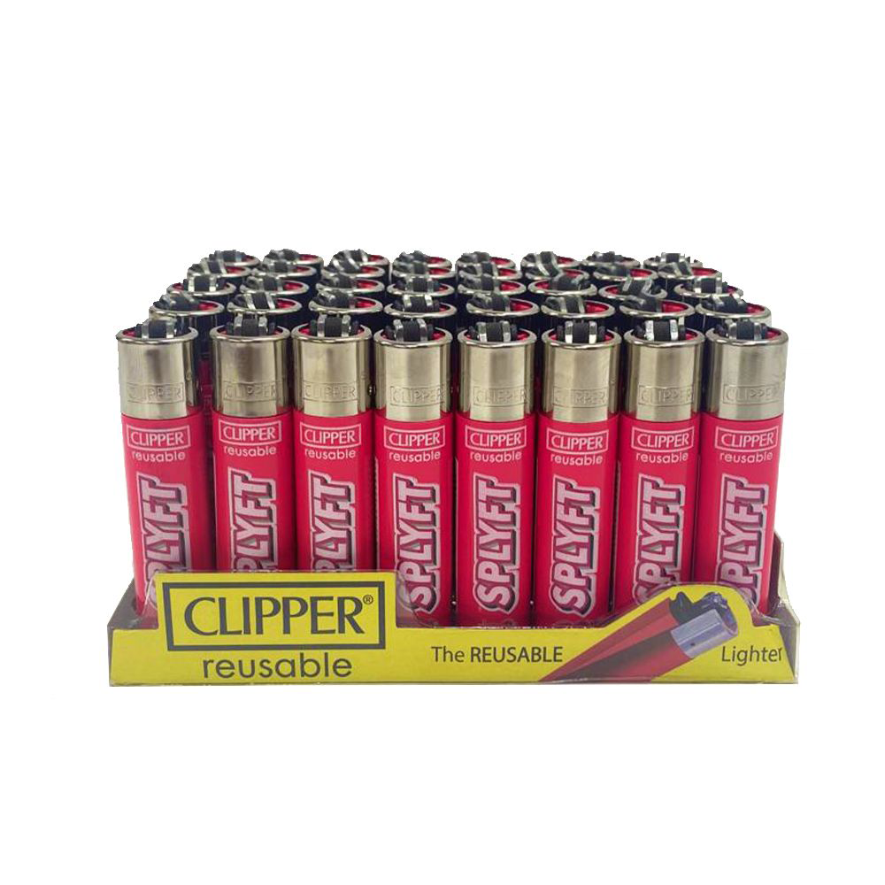 Splyft Clipper Pink Refillable Lighters (Full Box)