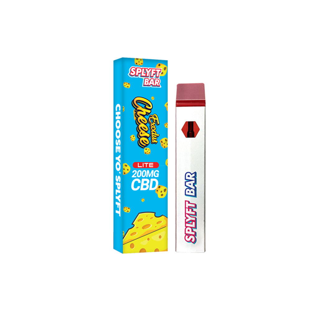 Splyft Bar Lite 200mg CBD Disposable Vape - Exodus Cheese