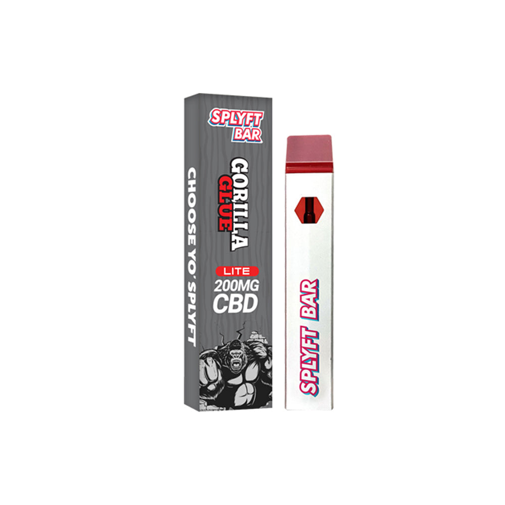 Splyft Bar Lite 200mg CBD Disposable Vape - Gorilla Glue