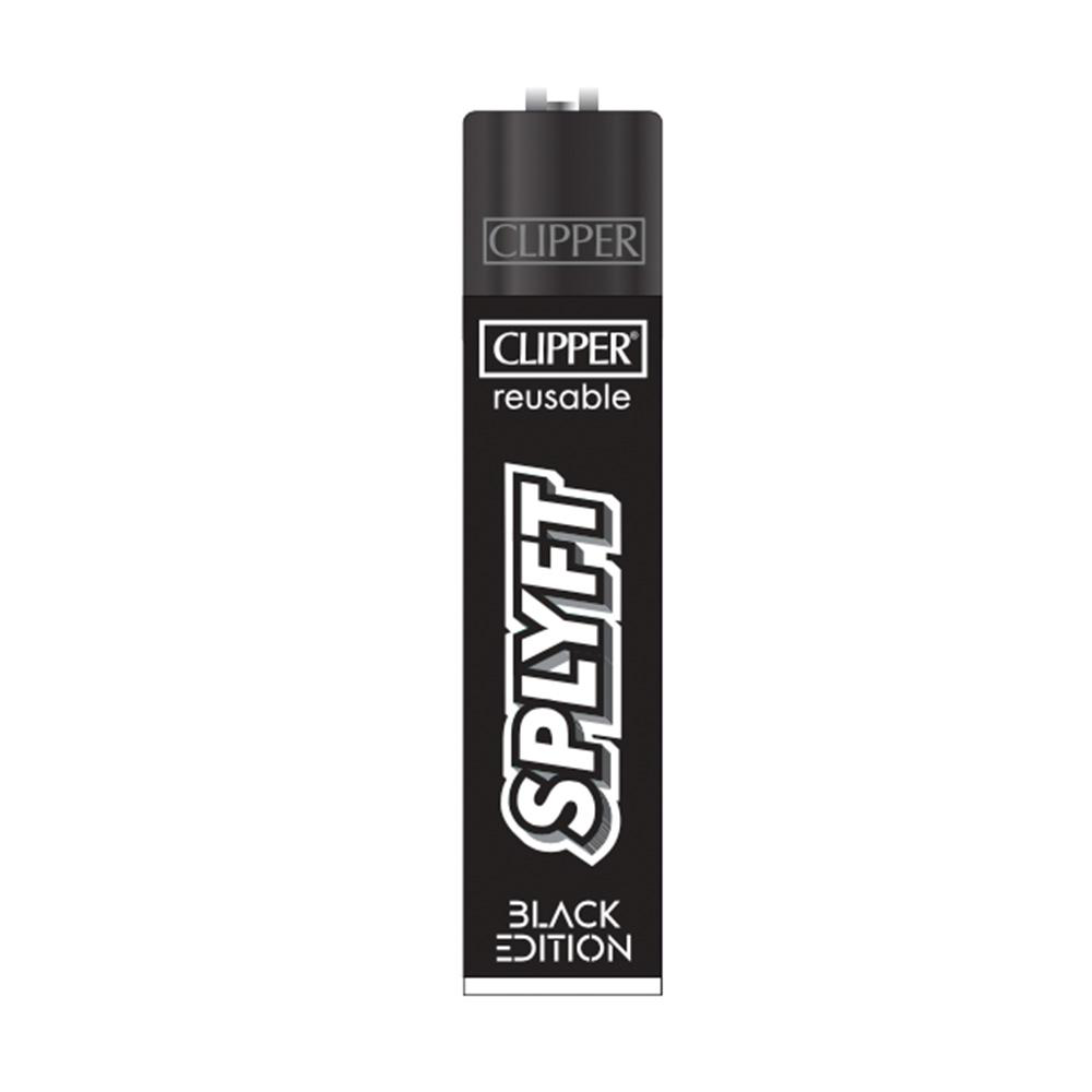 Splyft Clipper Black Refillable Lighter