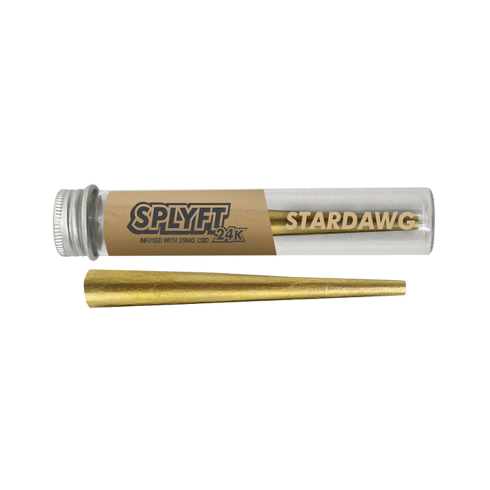 Splyft 24K Gold Cones - Stardawg (with 25mg CBD)