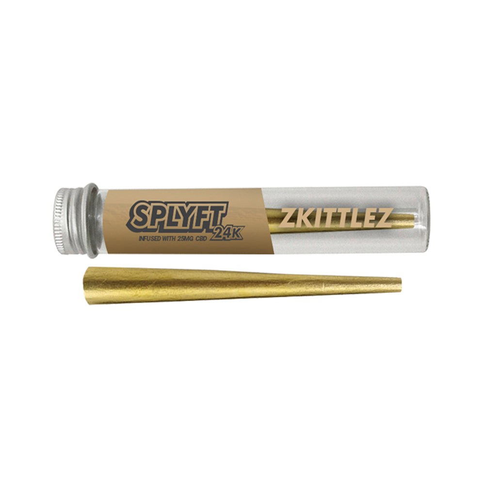 Splyft 24K Gold Cones - Zkittlez (with 25mg CBD)