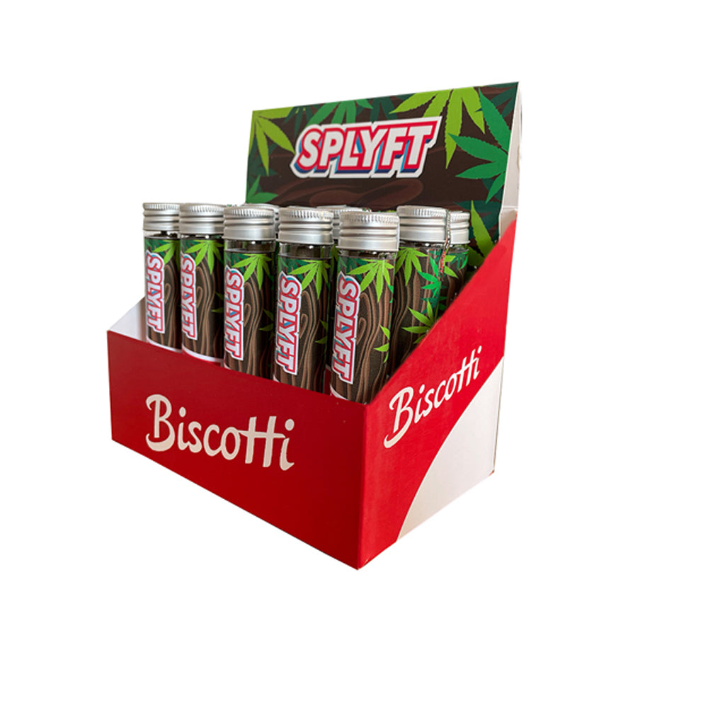 Splyft Hemp Blunt Cones - Biscotti (Full Box)