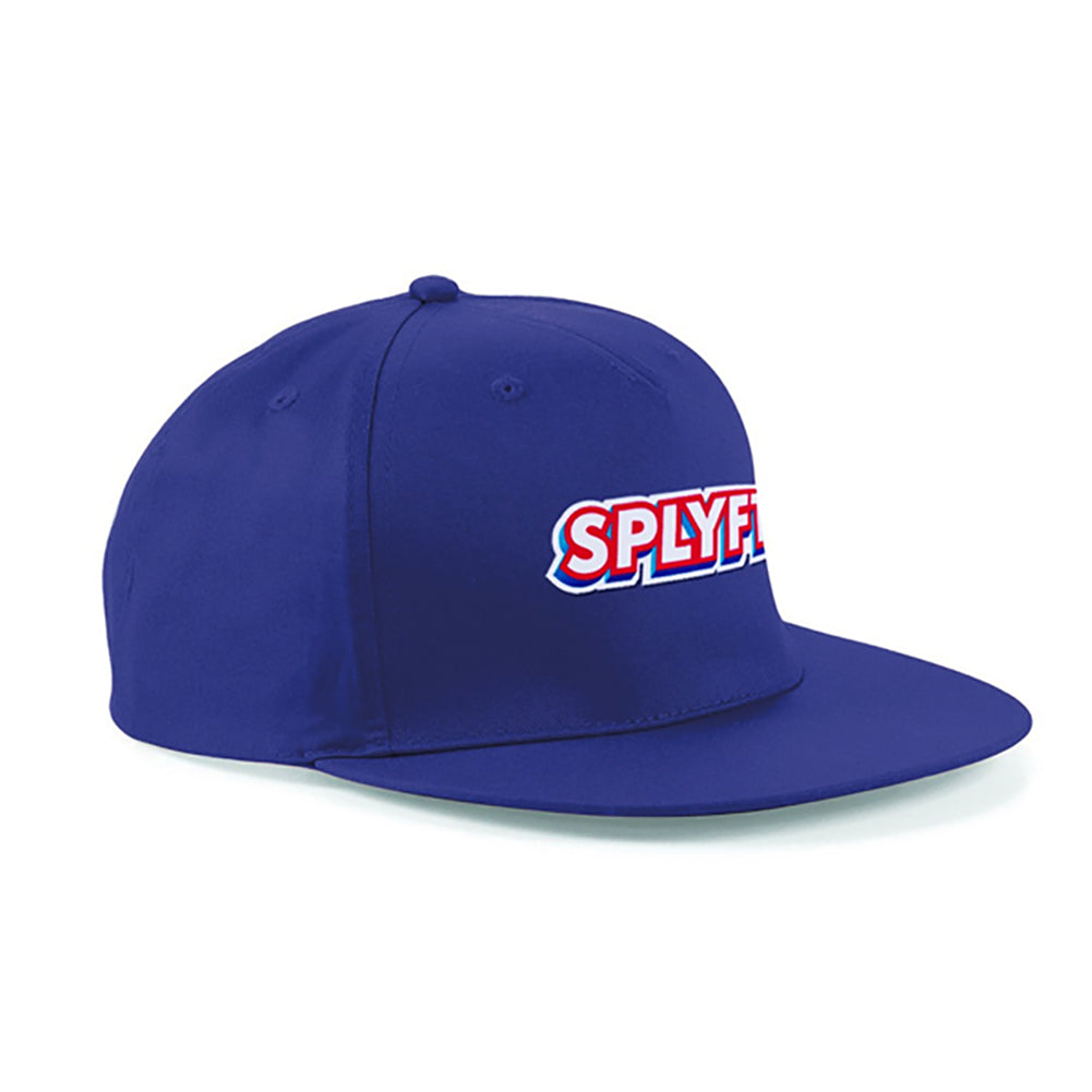 Embroidered Snapback Splyft Cap - Blue