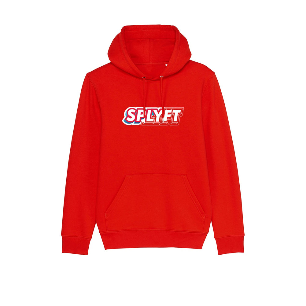 Deconstructed Splyft Red Premium Hoodie